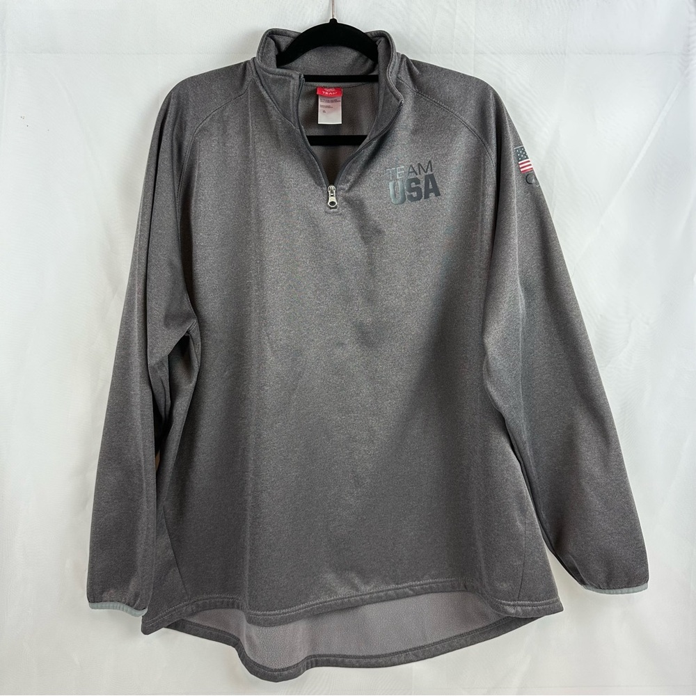 Team USA Official Apparel Quarter Zip Pullover Sweater Size XXL